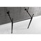 Fauceture VPB33280 Edwardian Brass Console Sink Legs, Matte Black VPB33280 - alternate 6